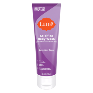 Lume Acidified Body Wash - 24 Hour Odor Control - Removes Odor Better than Soap - Moisturizing Formula - Formulated Without SLS or Parabens - OB/GYN Developed - 8.5 ounce